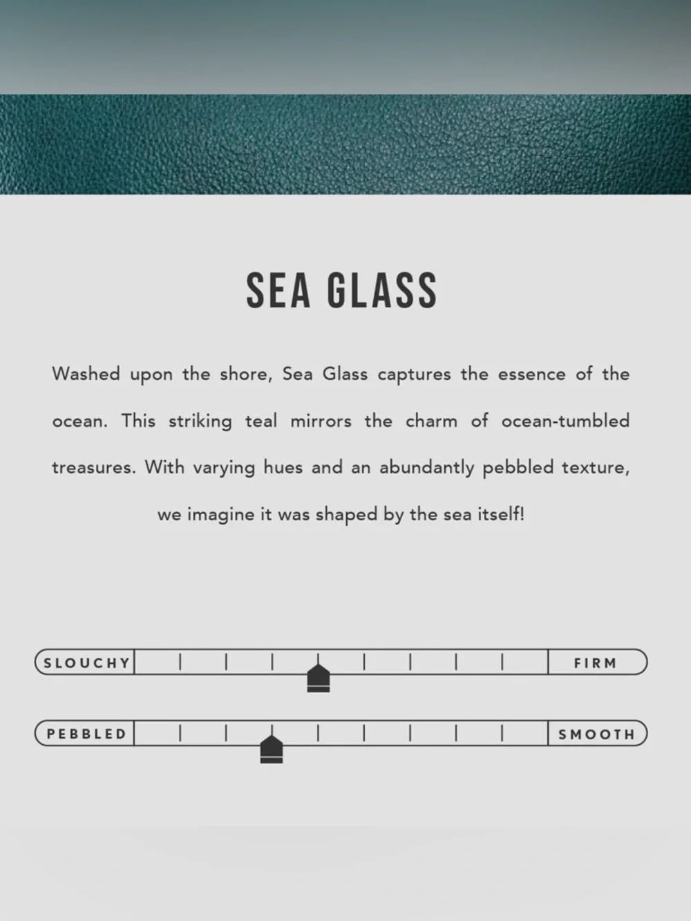 Portland Leather Sea Glass Oversized Naomi - Picture 9 of 9